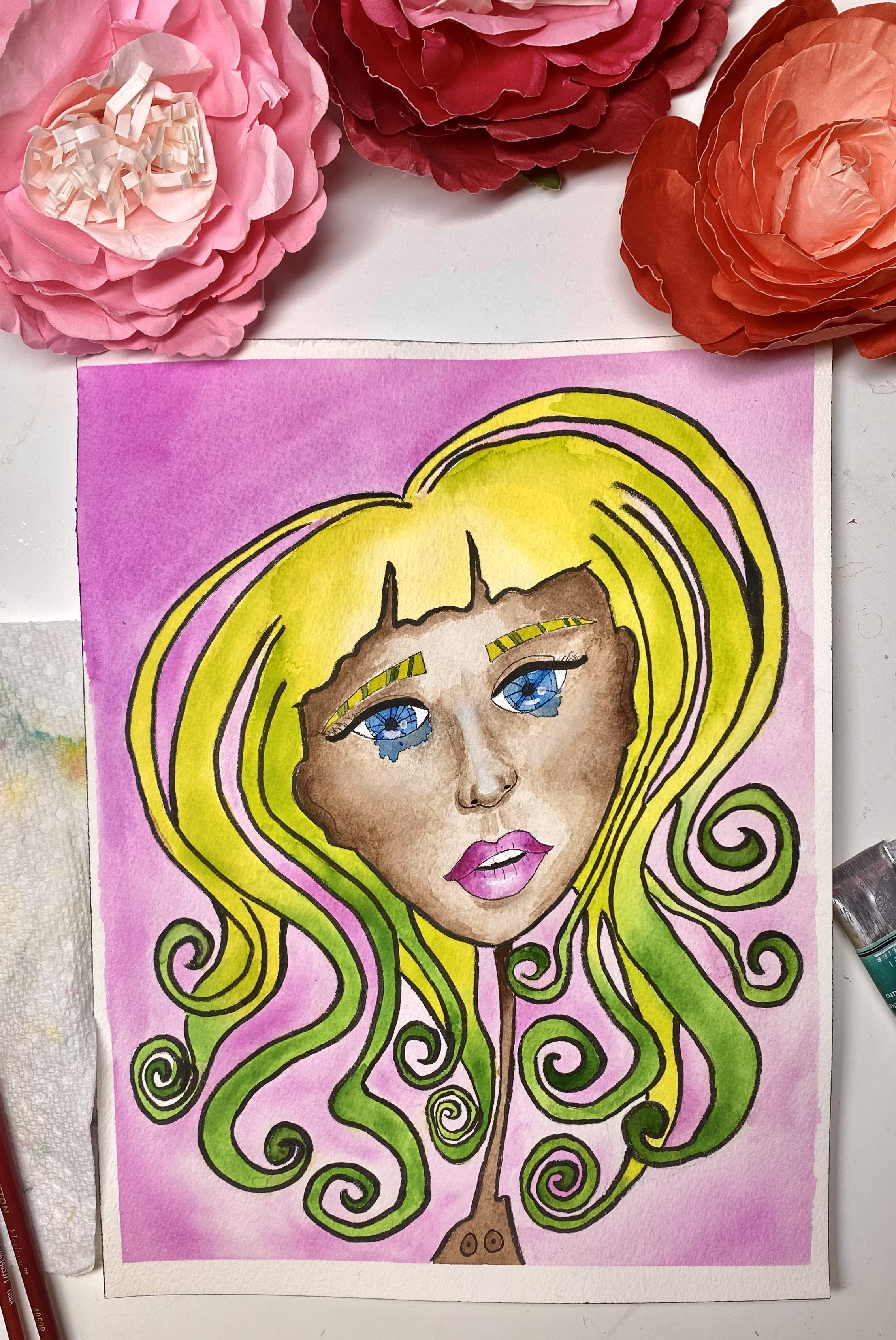 Watercolour — Medusa
